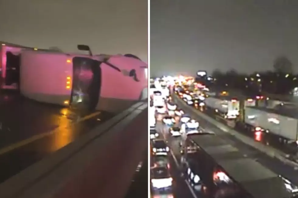 Woman dies after truck hits her disabled car on NJ Turnpike